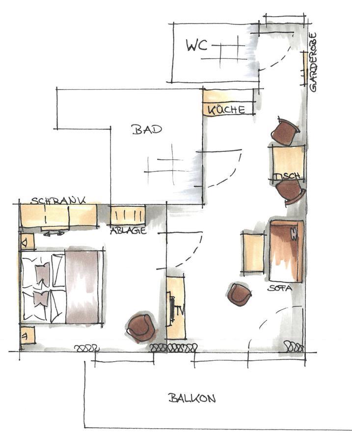 Haus Mariandl Otel Nesselwängle Dış mekan fotoğraf